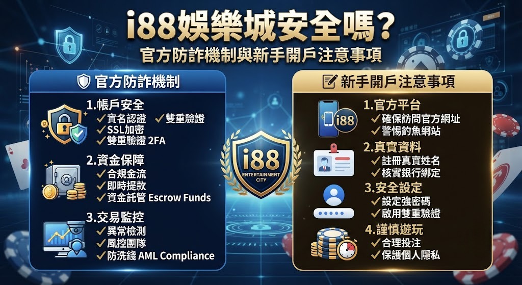 官方防詐機制與新手開戶注意事項